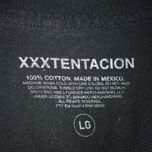 XXXtentacion T-shirt - Picture 3 of 5